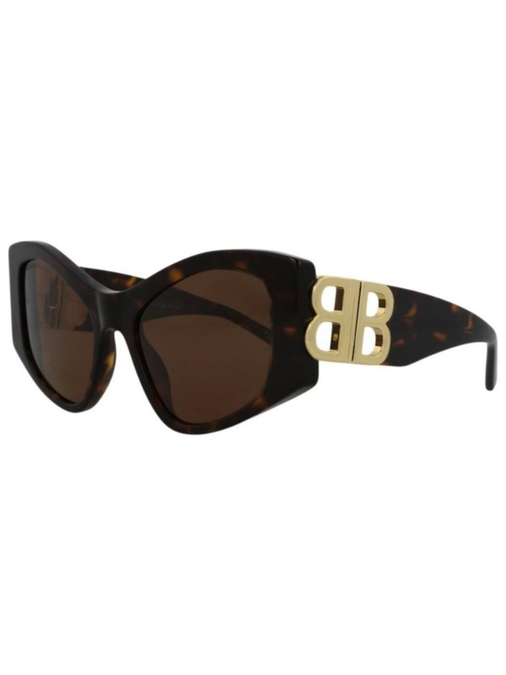 New Balenciaga Womens Cat Eye Havana Havana Brown Fashion Designer Sunglasses